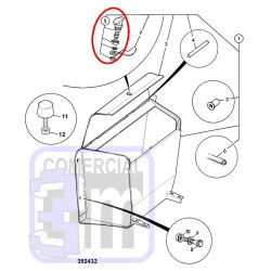 Cerradura caja de herramientas