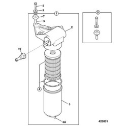 Bomba/filtro de combustible motor Perkins