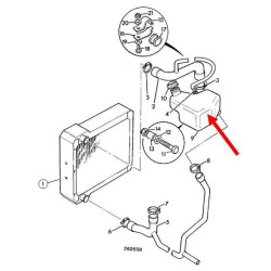 Deposito expansor agua motor