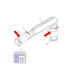 Manguito turbo 49.5 x 55 mm