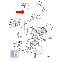 Manguito enfriador de aceite motor